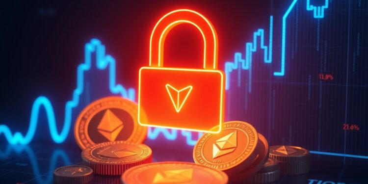 DeFi total value locked growth visualization with stablecoins and Ethereum