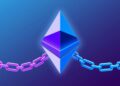 Ethereum logo splitting into two chains representing diverging wallet standards