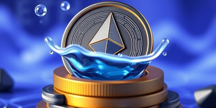 Lido stETH liquid staking withdrawal reserve on Ethereum