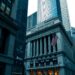 Traditional stock exchange imagery merging with crypto, representing a Nasdaq-Kraken partnership