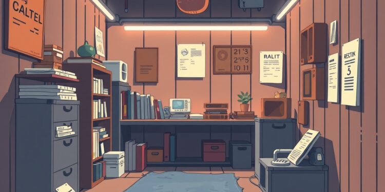 NFT digital art facing storage rent costs illustration