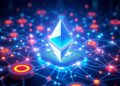 Ethereum layer-2 network outage and tokenized stock trading concept