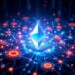Ethereum layer-2 network outage and tokenized stock trading concept