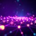 Solana blockchain high-throughput transaction network visualization