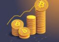 Illustration of corporate Bitcoin treasury accumulation