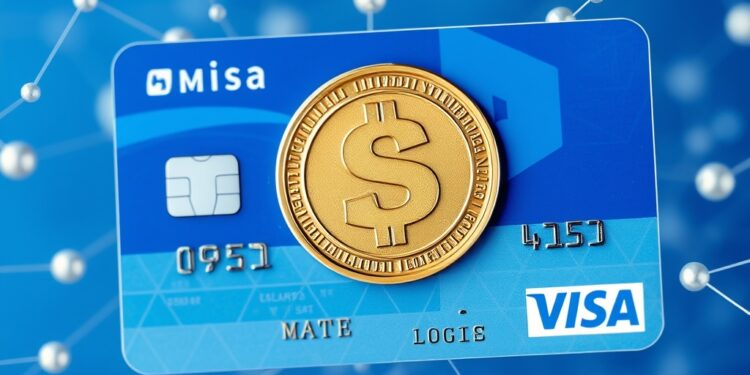 Payment card linked to a stablecoin blockchain payment network