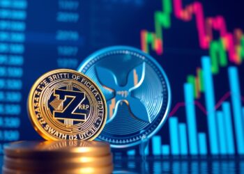 XRP Ripple coin beside ETF investment inflow charts