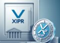 XRP coin beside a bank vault representing XRPL sponsorship upgrade