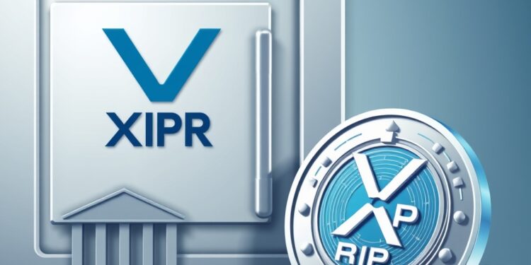 XRP coin beside a bank vault representing XRPL sponsorship upgrade