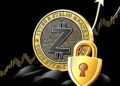 Zcash privacy coin with rising ETF chart representing Grayscale ZCSH spot ETF milestone