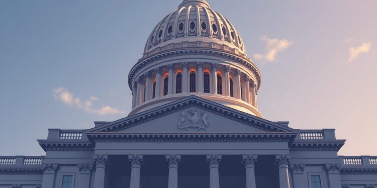 US Capitol representing crypto market structure legislation debate