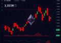 Ethereum price chart falling toward long liquidation levels