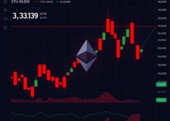 Ethereum price chart falling toward long liquidation levels