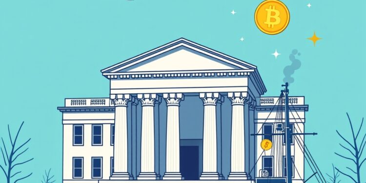 US banking regulation versus crypto trust bank charter illustration